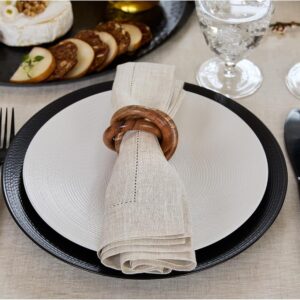 Solid Color 100% Linen Dinner Napkins