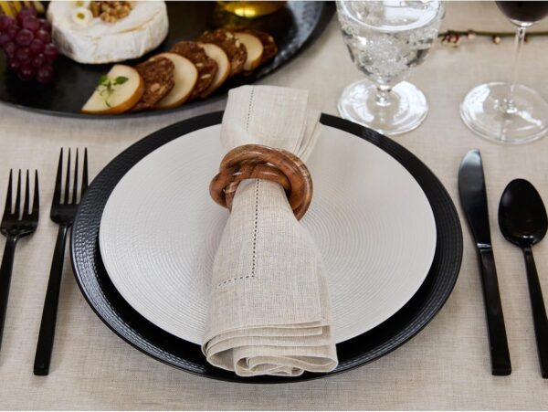 Solid Color 100% Linen Dinner Napkins